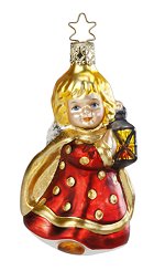 Lantern Lady - Angel<br>Inge-glas Ornament